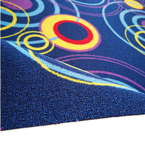 4 m wide circle suede printed carpet KTV Shadow theatre billiard hall full of carpet soundproof fire retardant New Year New items