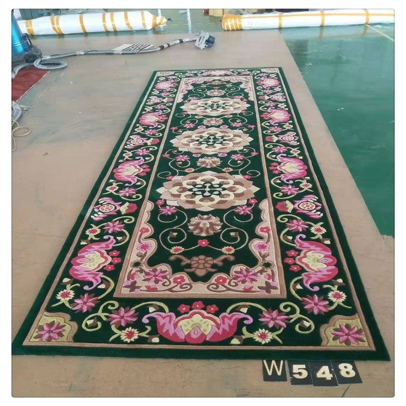 Living room bedroom customised flower type handmade carpet Chinese wind full of imported New Zealand wool carpet Arbitrary pattern