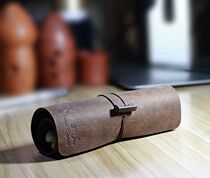 Mad Horse Bull Leather Line Ware Line Bag Private Customization