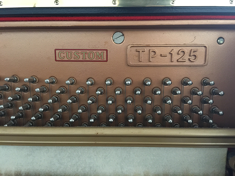 Đàn piano trung cổ Nhật Bản KAWAI Kawaii TP-125C chơi piano đen dọc - dương cầm yamaha ydp