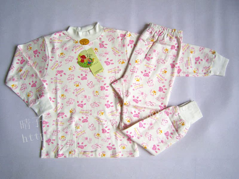 Full trăm trừ 30 bộ đồ lót trẻ em cotton bé trai đồ ngủ bé gái đồ lót dài tay điều hòa không khí quần áo bé mùa thu bộ đồ giữ nhiệt cho bé