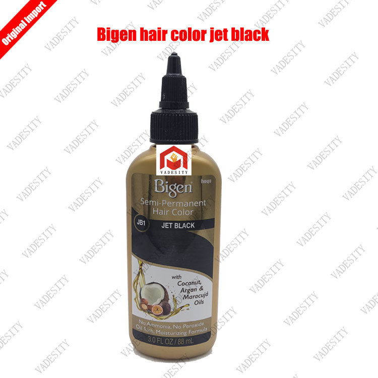 Vadesity Bigen semis permanent hair color dye jeet black 88ml -