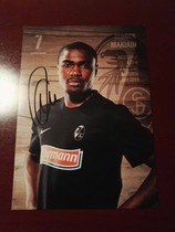 Machiadi DRC Werder Bremen Wolfsburg Freiburg Official Autograph Card