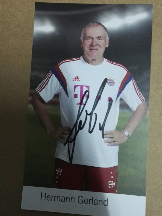 Grand Germany bai # Ren official autograph card