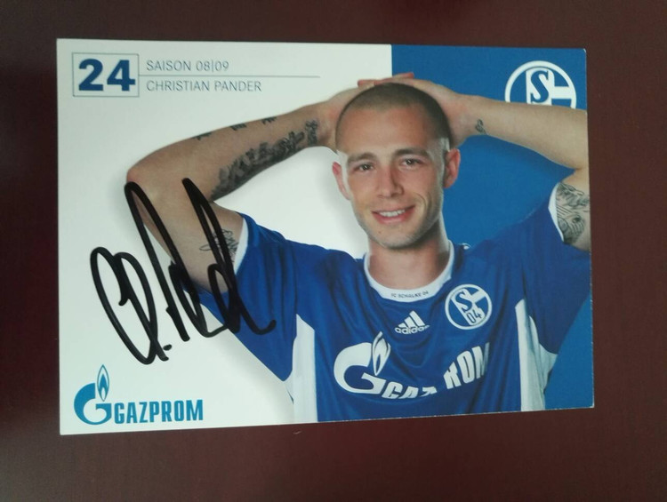 Pendel German Shalk 04 official autograph card