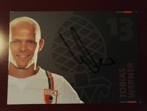 Werner Germany Stuttgart Augsburg Official Autograph Card