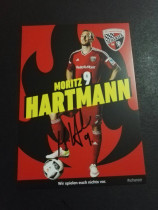 Official autograph card from Hartmann Ingstadt Germany