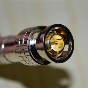 Soldered black gold plated copper core gold plated BNC head video camera surveillance American 75-5