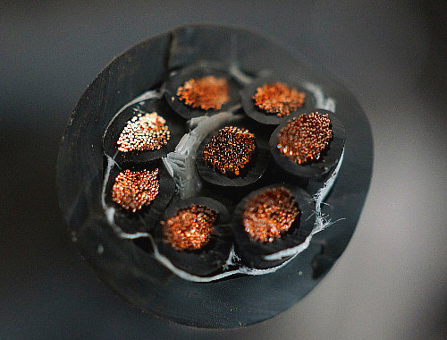 Japan FURUKAWA Furukawa cable 8 core 2 5 square oxygen-free copper wire power cord soft multi-core power cord