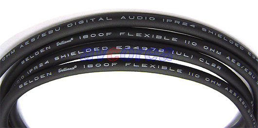 Belden 1800F AES EBU Digital Audio Cable Digital microphone Cable High flexible