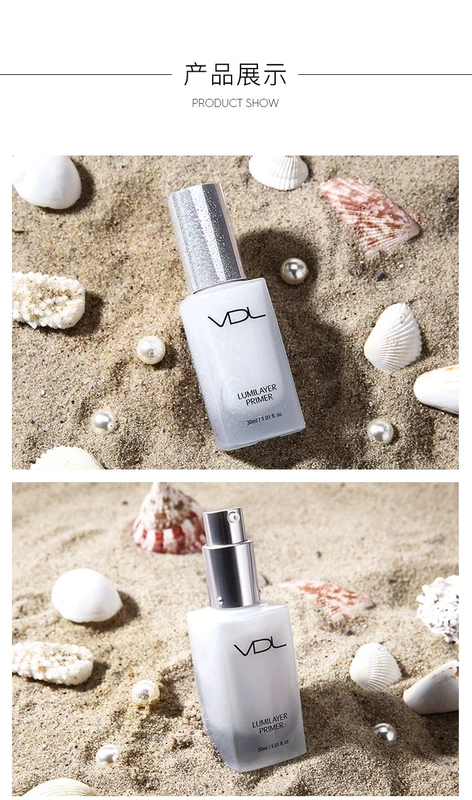 VDL vỏ làm sáng chất lỏng làm bóng cao trang điểm làm sáng trước sữa 30ml kem dưỡng ẩm chính hãng