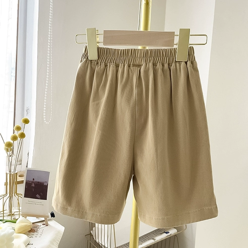 Шорты для мальчиков для школьников, хаки форма, детские штаны для детского сада