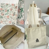 Холстовая женская сумка William Morris с художественной росписью на одно плечо, летняя сумка для студентов большой вместимости, сумка для ноутбука