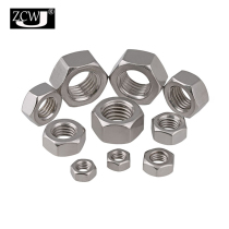 304 stainless steel hexagon nut nut screw cap M3M4M5m6M8M10M12M14M16M18M20