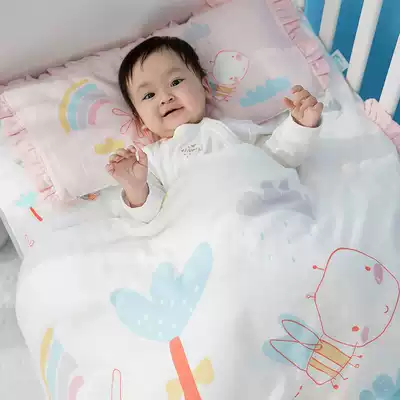 Purcotton cotton age baby gauze bedding 7-piece PAT211002