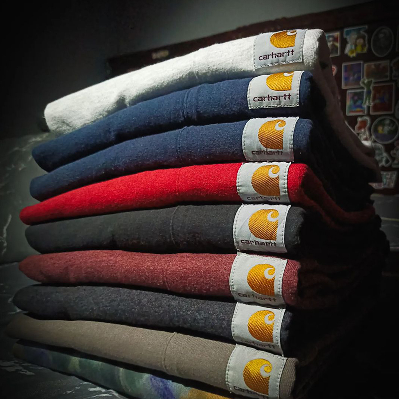 Atoon Niu She Carhartt Loose Casual T-Shirt for Men, Simple and Versatile Short-Sleeved Shirt for Women, Couple's Summer Style Atoon Niu She Carhartt Loose Casual T-Shirt for Men, Simple and Versatile Short-Sleeved Shirt for Women, Couple's Summer Style