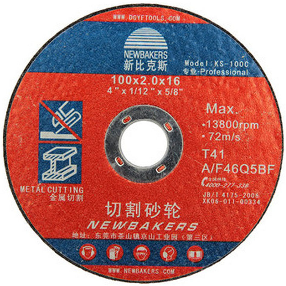 New bikes KS-100C Professional metal cutting grinding wheel sheet cutting sheet 100x2 0x16mm