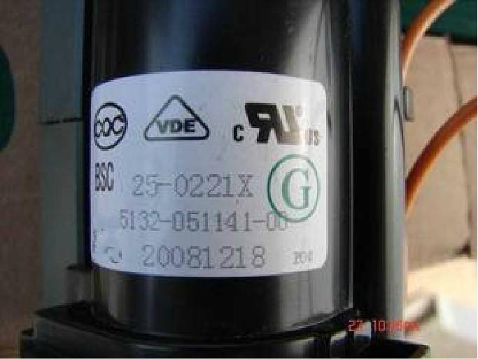 The Genvey TV High Pressure Package 5132-051141-00 BSC25-0221X