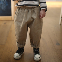 Yantai Kids dress Han Baby Pants Rot Pants Nine pants Harlantern Lantern Boy and Girl Cloud