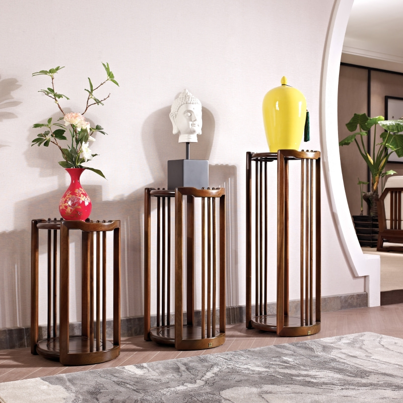 Haute Workshop China Concept 301Q1 Red Sandalwood Dwarf Flower Shelf