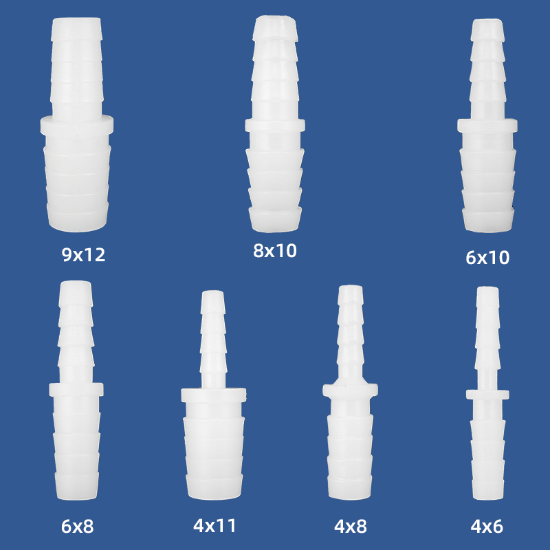 Straight-through equal-diameter joint plastic tee joint hose joint pagoda plastic joint