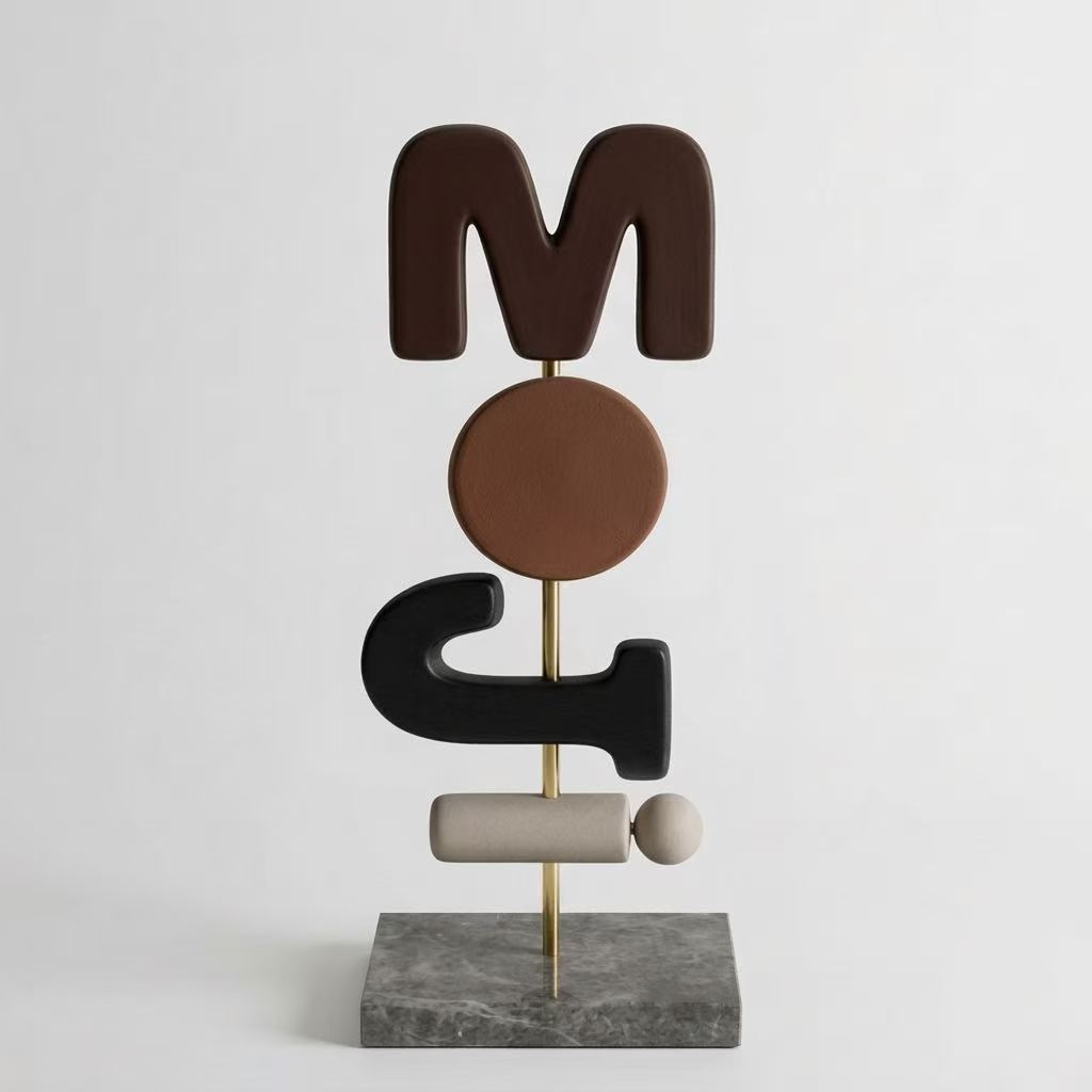 mojiDESIGN的LOGO