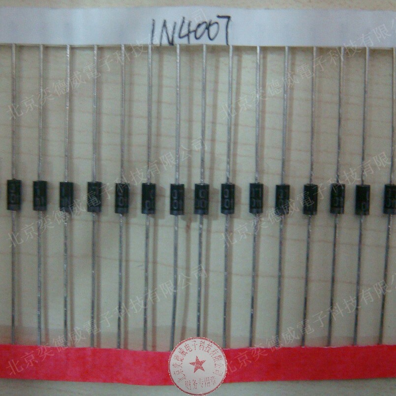 Originally installed import 1N4007 IN4007 rectification diode 1000V 1A straight inserts