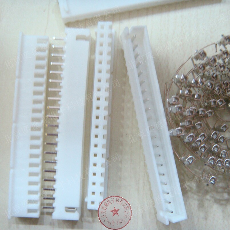 Good quality XH2 54-20P connector straight pin 2 54mm pitch plug socket reed