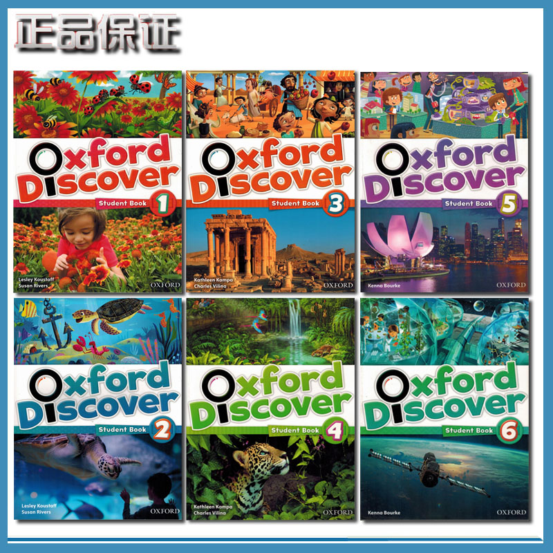 Beijing shipping Oxford Oxford Discover Textbook Grade 1-6 Student Book Workbook with web account