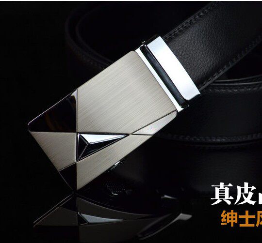 New business casual wave pants with men's belt young students European and American belts DX80