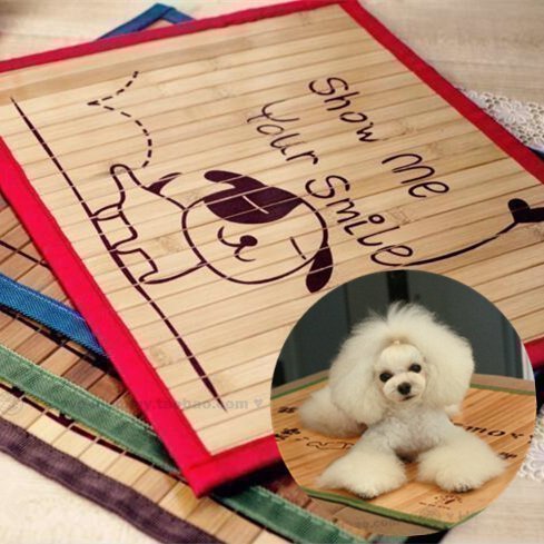 Day Single P Home Pets Summer Heat Dissipation Cool Mat Healthy Bamboo Mat Cat Pooch Cool Mat washable Four Seasons General-Taobao