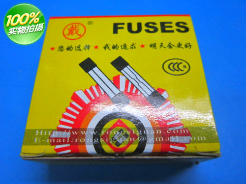 Glass tube fuse 5x20 (0 1A-30A) fuse fuse fuse protective tube electronic components (100)