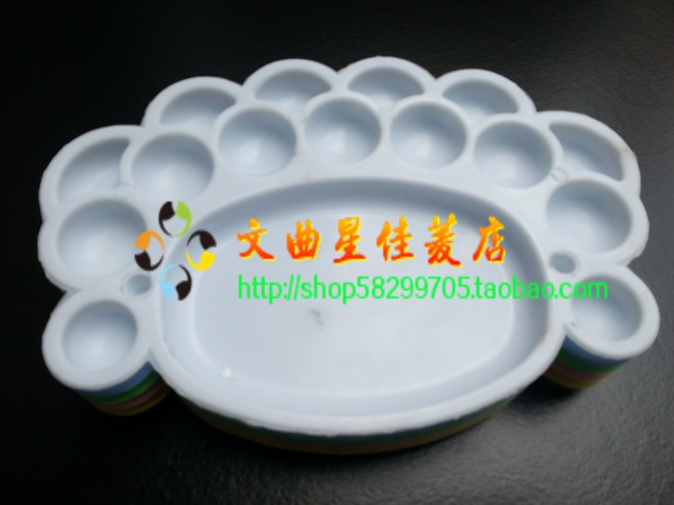 Pigment special palette cute cartoon shape children elementary school children painting hand-painted paint tray