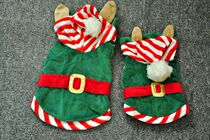 Outer Single Christmas Cross-dressing Christmas Leprechaun Dog transformation clothing Pet clothing