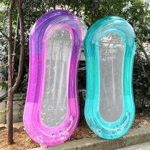 Net red floating row sunshade water recliner swimming ring water sofa net floating bed swimming circle swimming