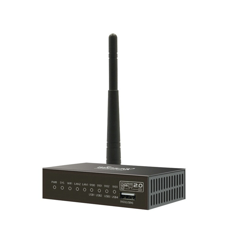 Wisiyilink bốn cổng không dây / máy chủ wifi máy chủ chia sẻ mạng 4 phân đoạn mạng - Phụ kiện máy in mua trục từ máy in