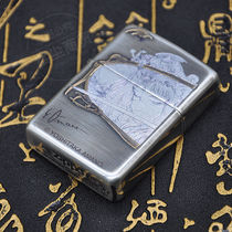 Original genuine zippo Lighter Treasure Aveno Yoshitaka Final Fantasy Warrior of Light Double-sided Knight