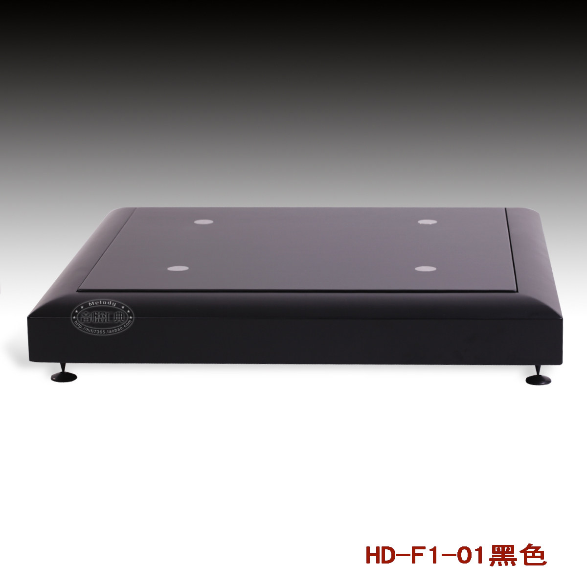 Acoustic Delight Remit F1-01 FE Black Solid Wood Rack Sound Rack Cabinet Sound Rack Rack Equipment Rack