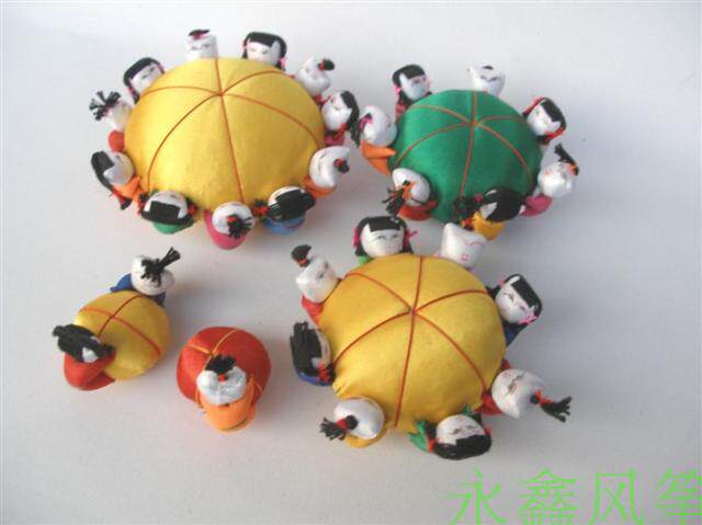 Chinese Cloth Art Pinza 1-10 People Price Different (5-23 Yuan) Yuan Embroidery Tool Cartoon Needle Wire Zah 