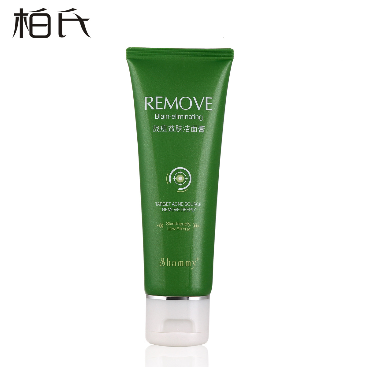 柏氏战痘益肤洁面膏120ml 控油祛痘护肤品去痘印洁面化妆品正品