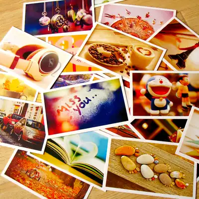 Lepin paper card MINI series small fresh mind card Greeting card message card Thank you after-sales card Blessing small card 20 pieces