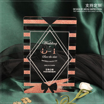 Korean-style Creative Wedding Wedding Briefing Transparent Acrylic Wedding Invitation Letter