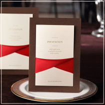 European-style Weimei wedding invitation invitation opening invitation high-end business invitation card wedding meeting printing wedding ceremony