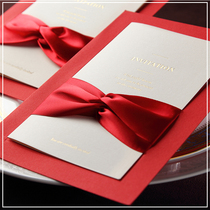 Hipster personality 2019 wedding invitations European invitation wedding invitation custom creative business Chinese wedding invitation