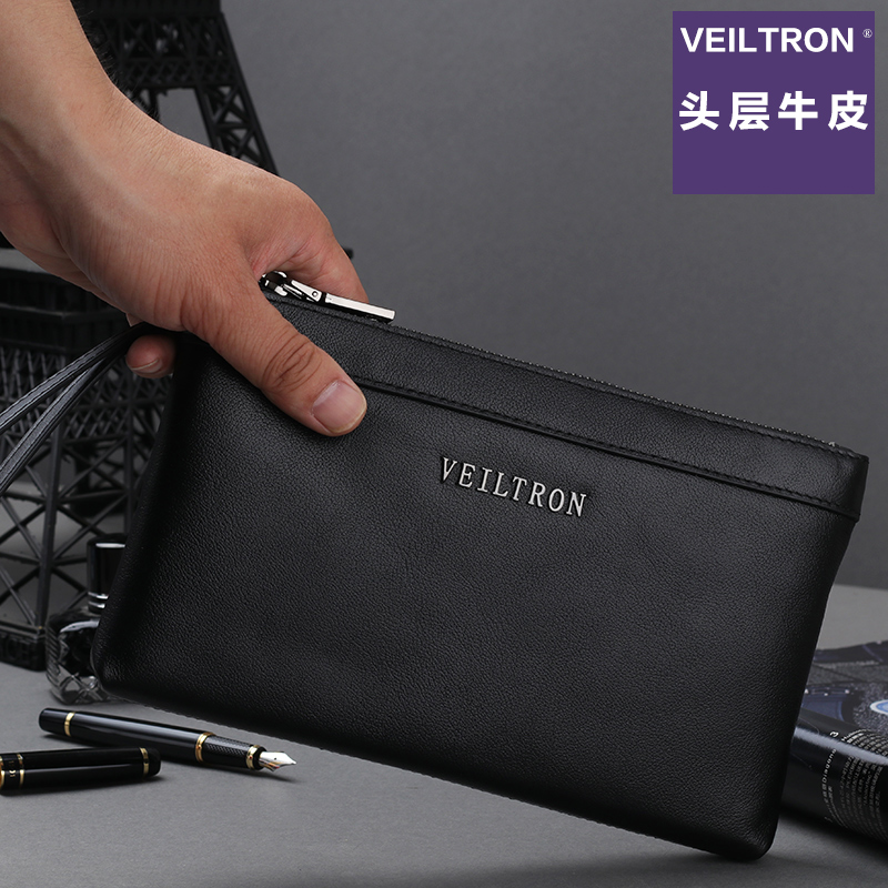 Men's Men's Handbags Clutch Bags Clutch Bags Handbags Leather Cowhide Bags Envelope Bags Trendy Clip Bags Men's Bags