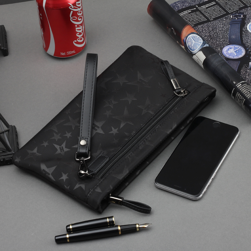 Men's Clutch Bag Large Capacity Canvas Bag Mobile Phone Bag Oxford Cloth Nylon Casual Men's Bag Wrist Bag Envelope