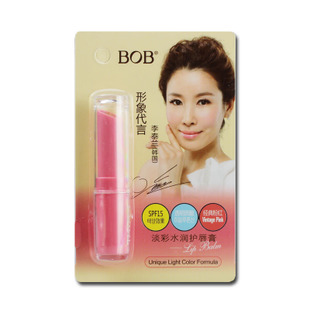 BOB淡彩水润护唇膏 唇蜜 润唇膏 口红滋润保湿 唇彩3g