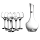 Miễn phí vận chuyển Pháp nhập khẩu cung và mũi tên nở loạt pha lê decanter rượu thủy tinh cốc đặt bộ rượu vang chuyên nghiệp - Rượu vang