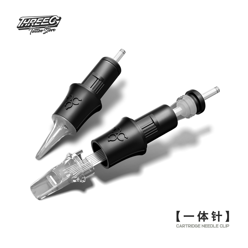 Wencui Tattoo Threec Tattoo Integrated Needles Short Needles 20 Pieces Closed Round Needles Liner Needles Straight Row Cross Row Shading Needles