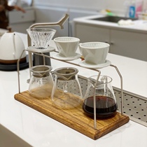 Original handmade wooded handmade coffee bracket Original design Sikwood minimalist metal coffee hand sprint